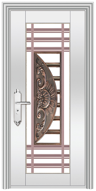 Stainless steel door