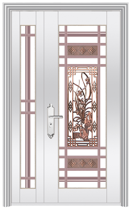 Stainless steel door